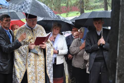 Відкриття пам'ятника воїнам УПА